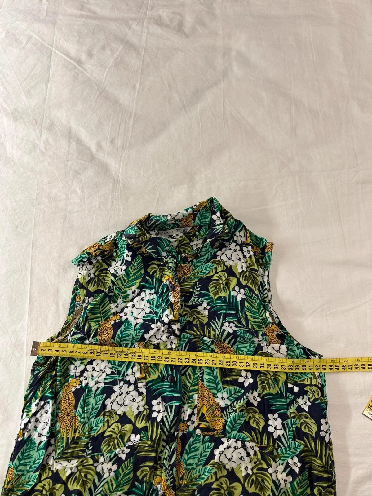 Vintage green patterned lefties maxi dress – photo 5